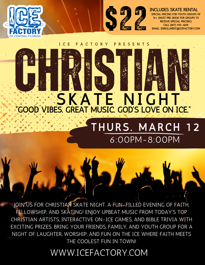Christian Skate Night Flyer