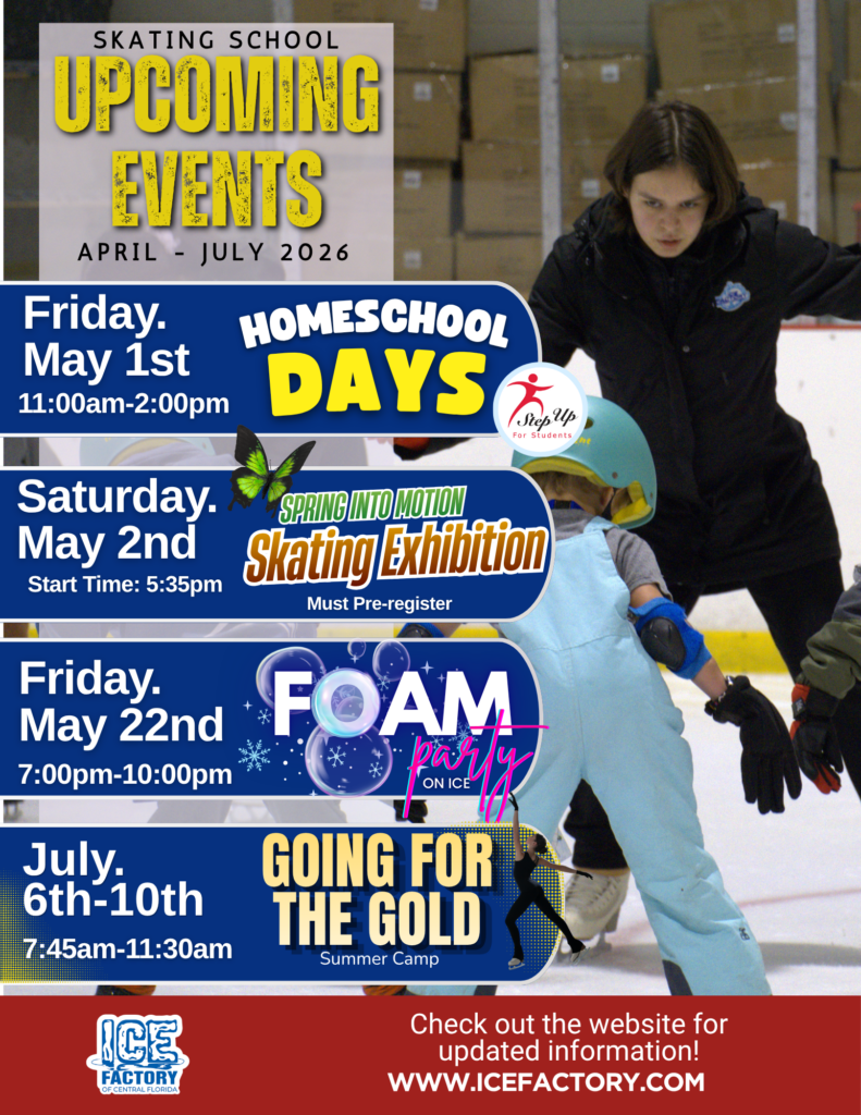 Summer 2026 Skating School Events