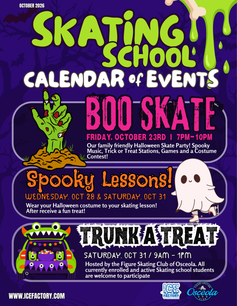 Skating School Oct events